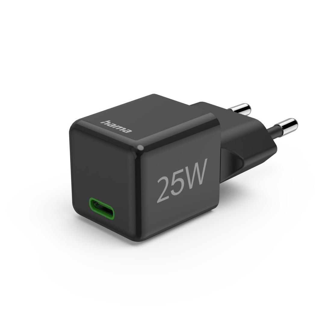 Hama Fast Charger USB-C PD/Qualcomm® Super-Mini Charger 25 W Oplader Zwart