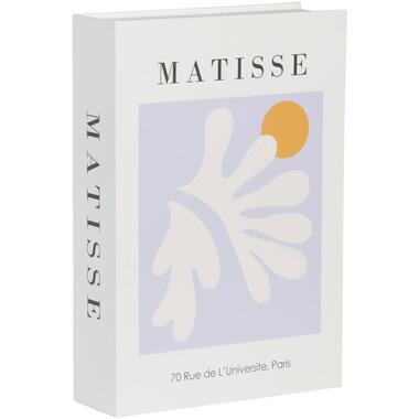 Opbergboek Matisse - lila - 5x23x16 cm - Leen Bakker