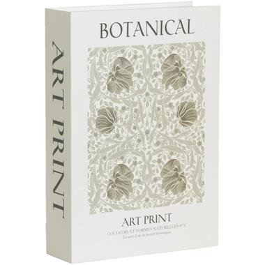 Opbergboek Botanical - groen - 5x23x16 cm - Leen Bakker