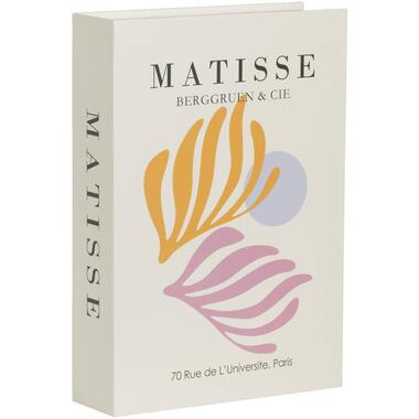 Opbergboek Matisse - oranje - 5x23x16 cm - Leen Bakker