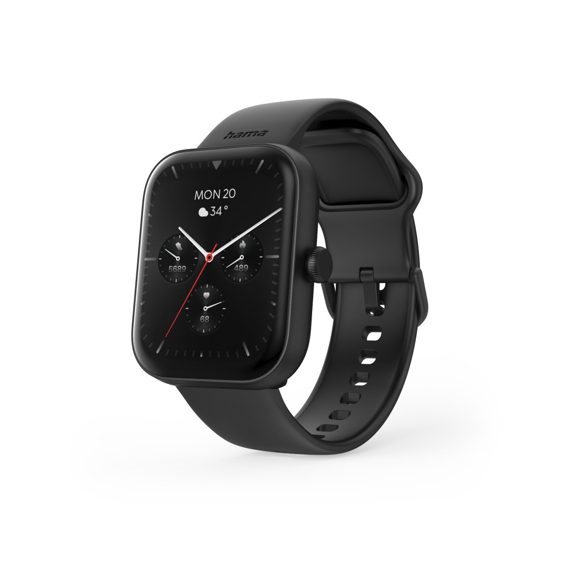 Hama Smartwatch 5000 Smartwatch Zwart