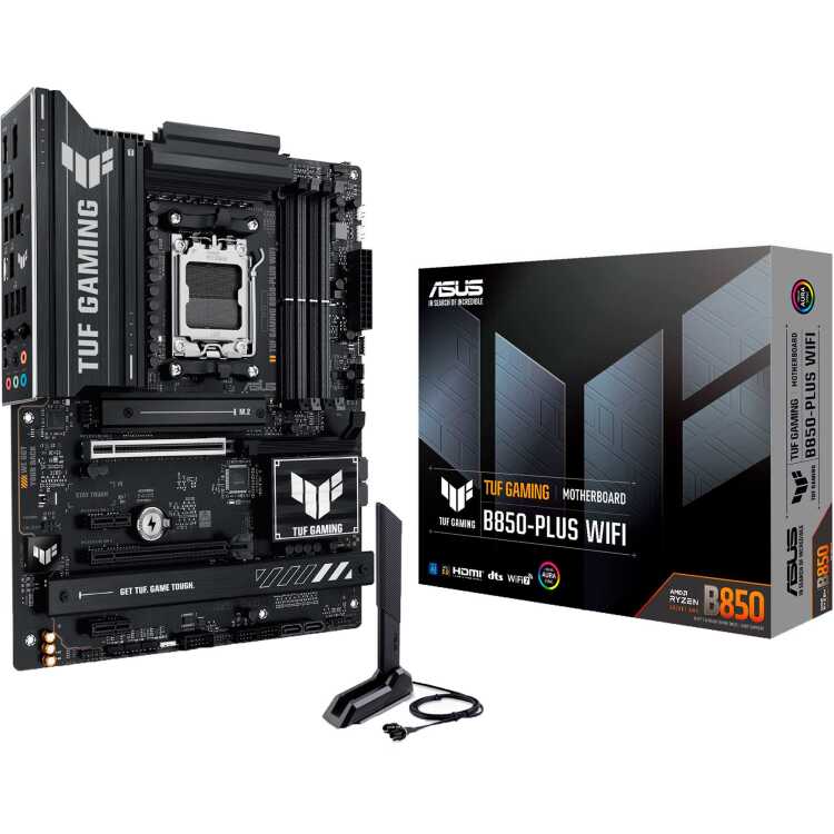 ASUS TUF GAMING B850-PLUS WIFI moederbord 2.5Gb-LAN, WLAN, BT, Sound, ATX
