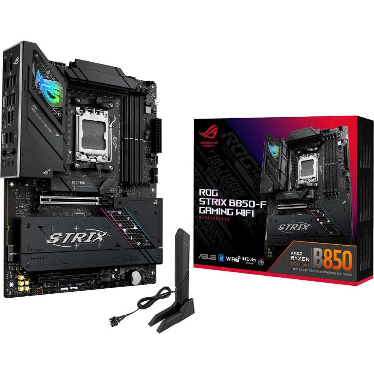ASUS ROG STRIX B850-F GAMING WIFI moederbord 2,5Gb-LAN, WLAN, Sound, ATX