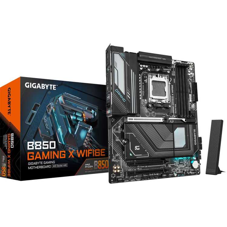 GIGABYTE B850 GAMING X WIFI6E moederbord RAID, 2,5Gb-LAN, WLAN, BT, Sound, µATX
