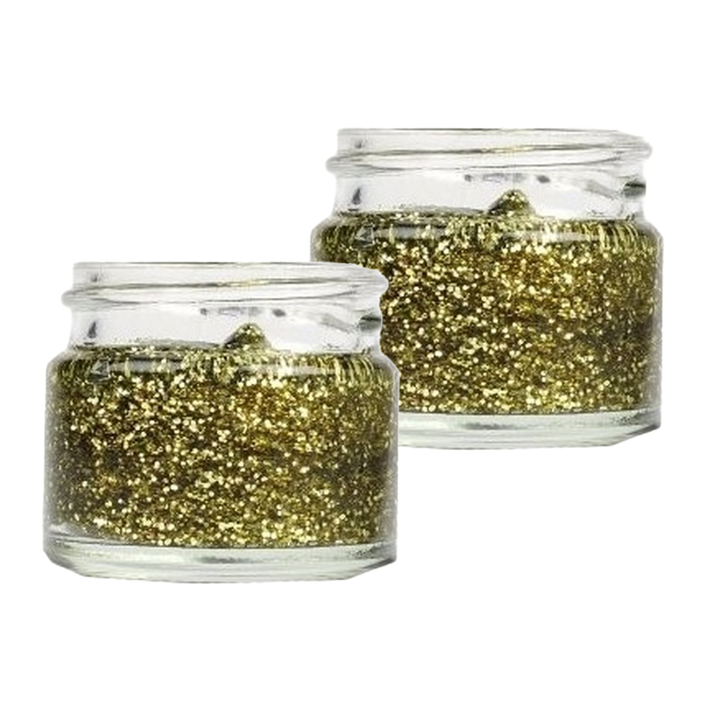 Superstar Glittergel voor lichaam/gezicht en haar - 2x - goud - 15 ml -