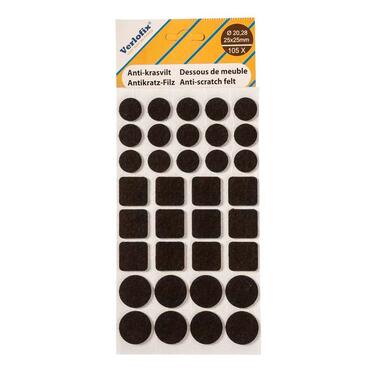Anti-krasvilt - bruin (105 stuks) - Leen Bakker