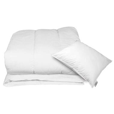 Polydaun enkel kinderdekbed Micky incl. hoofdkussen - middelwarm - 120x150 cm - Leen Bakker