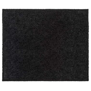 Mat Walk&Wash - zwart - 67x80 cm - Leen Bakker