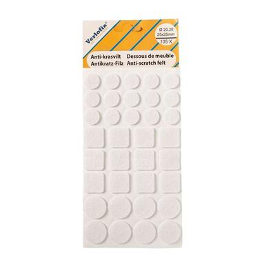 Anti-krasvilt - wit (105 stuks) - Leen Bakker