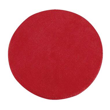 Vloerkleed Colours - rood - Ø68 cm - Leen Bakker
