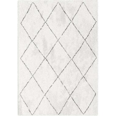 Vloerkleed Lizzano - wit - 160x230 cm - Leen Bakker