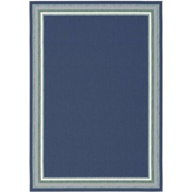 Vloerkleed Margate - blauw - 160x230 cm - Leen Bakker