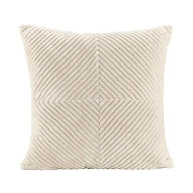 Sierkussen Raf - beige - 45x45 cm - Leen Bakker