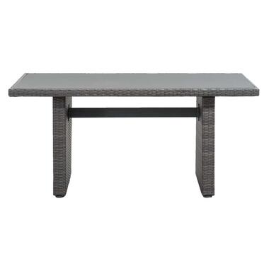 Le Sud tafel Ancona - grijs - 145x85x66 cm - Leen Bakker
