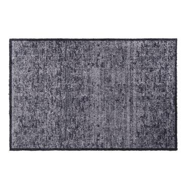 Mat Soft & Deco Velvet - antraciet - 67x100 cm - Leen Bakker