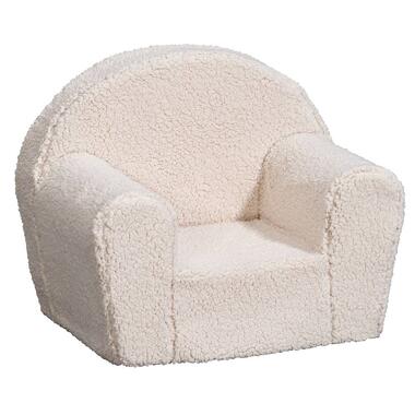 Kinderfauteuil Louise - stof - ecru - Leen Bakker