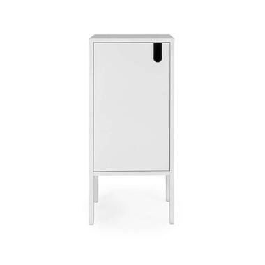 Tenzo wandkast Uno 1-deurs - wit - 89x40x40 cm - Leen Bakker