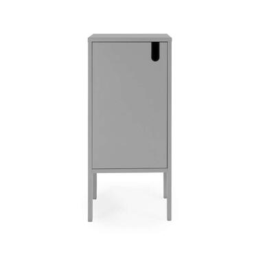 Tenzo wandkast Uno 1-deurs - grijs - 89x40x40 cm - Leen Bakker