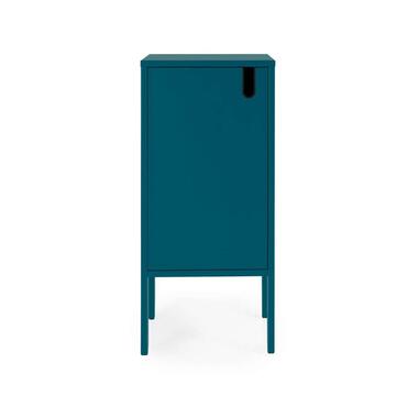 Tenzo wandkast Uno 1-deurs - petrol - 89x40x40 cm - Leen Bakker