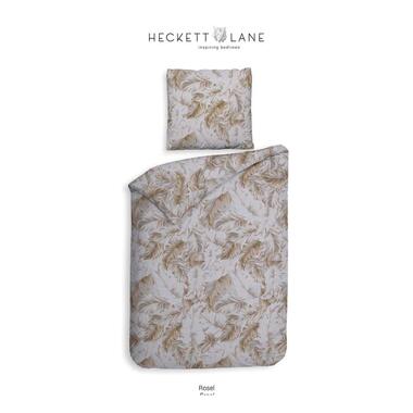 Heckett & Lane dekbedovertrek Rosel - goud - 140x220 cm - Leen Bakker