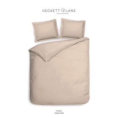 Heckett & Lane dekbedovertrek Uni Puntini - beige - 140x220 cm - Leen Bakker