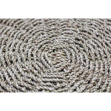 HSM Collection vloerkleed Seff - naturel - Ø120 cm - Leen Bakker