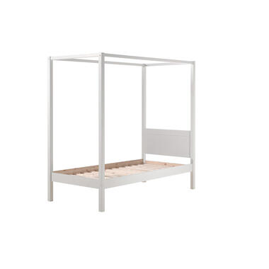 Vipack hemelbed Pino - wit - 207,6x97,3x190,5 cm - Leen Bakker