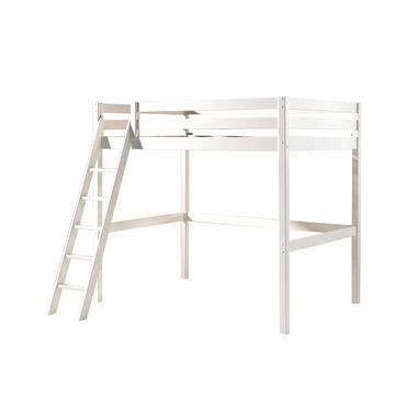 Vipack hoogslaper Pino - wit - 209x215x190 cm - Leen Bakker