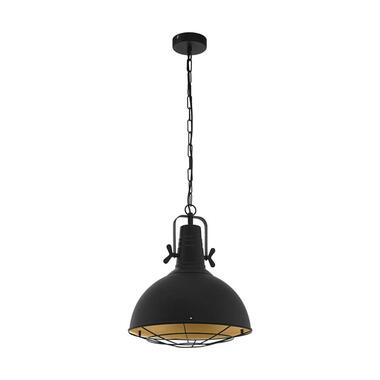 EGLO hanglamp Cannington - zwart/goud - Leen Bakker