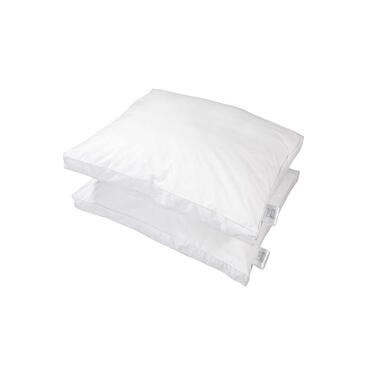 Polydaun hoofdkussenset First Fleur 900 gram - 63x53 cm - Leen Bakker