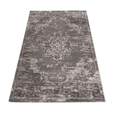 Vloerkleed Emilio - grijs - 160x230 cm - Leen Bakker
