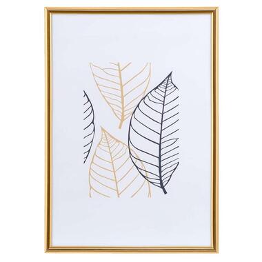 Fotolijst Easy Frame - goudkleurig - 21x30 cm - Leen Bakker