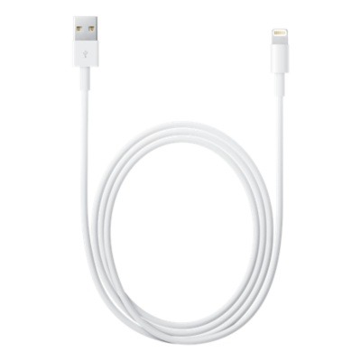 Apple Lightning-naar-USB-kabel (2m) Oplader Wit