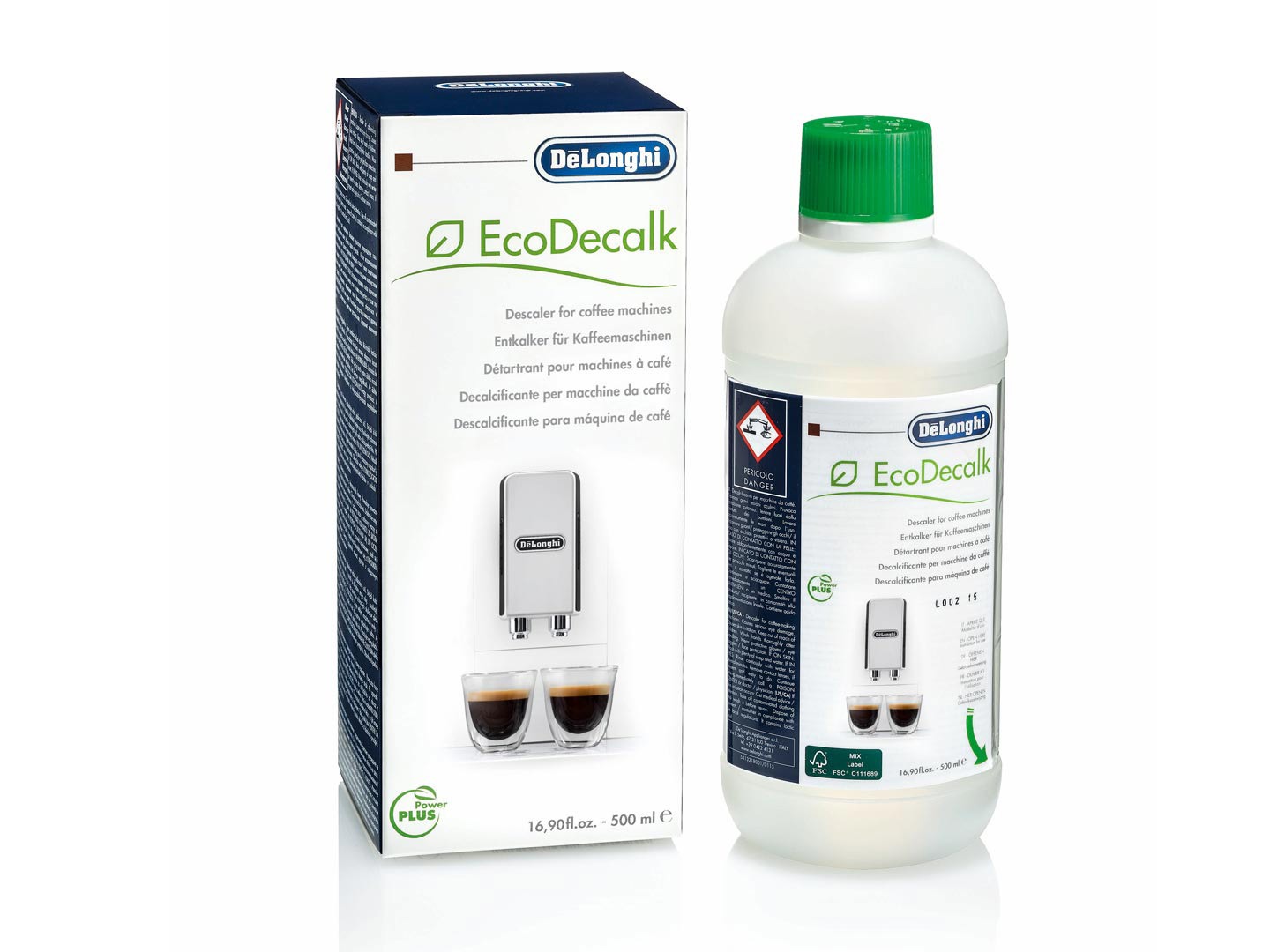 De'Longhi DLSC500 Ontkalker 500 ml Ontkalker Wit
