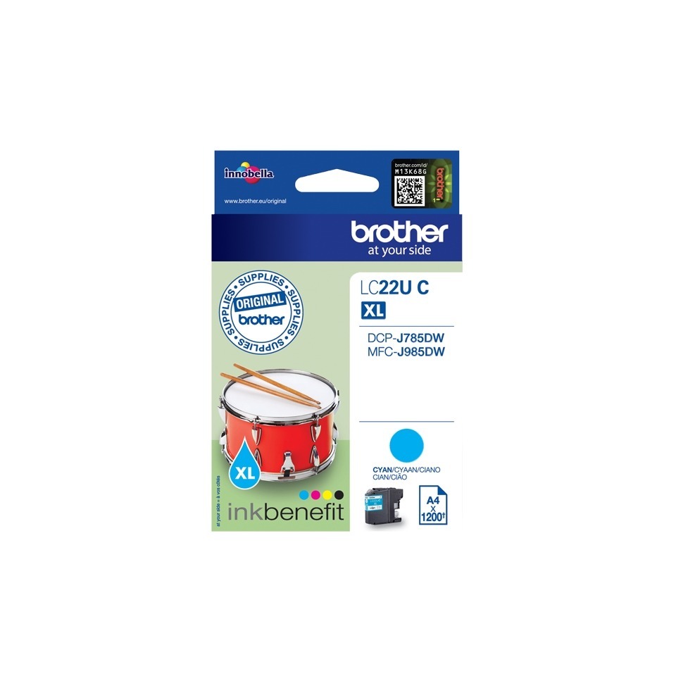 Brother LC-22UC Inkt Blauw