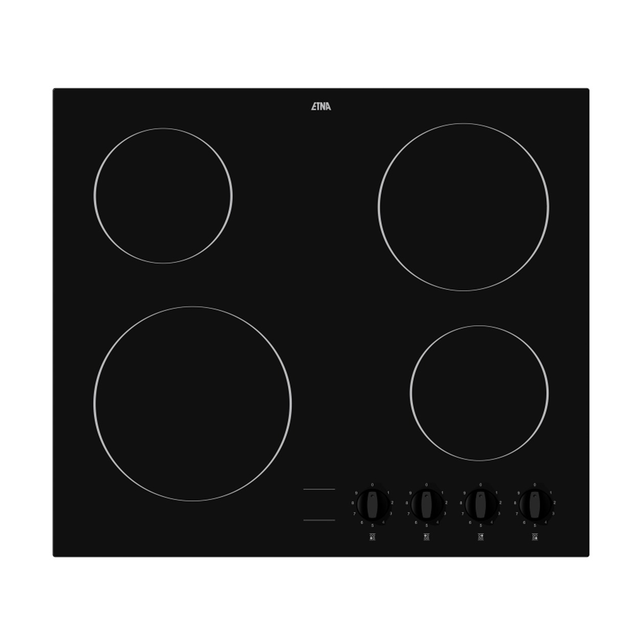 Etna KC160ZT Keramische inbouwkookplaat Zwart