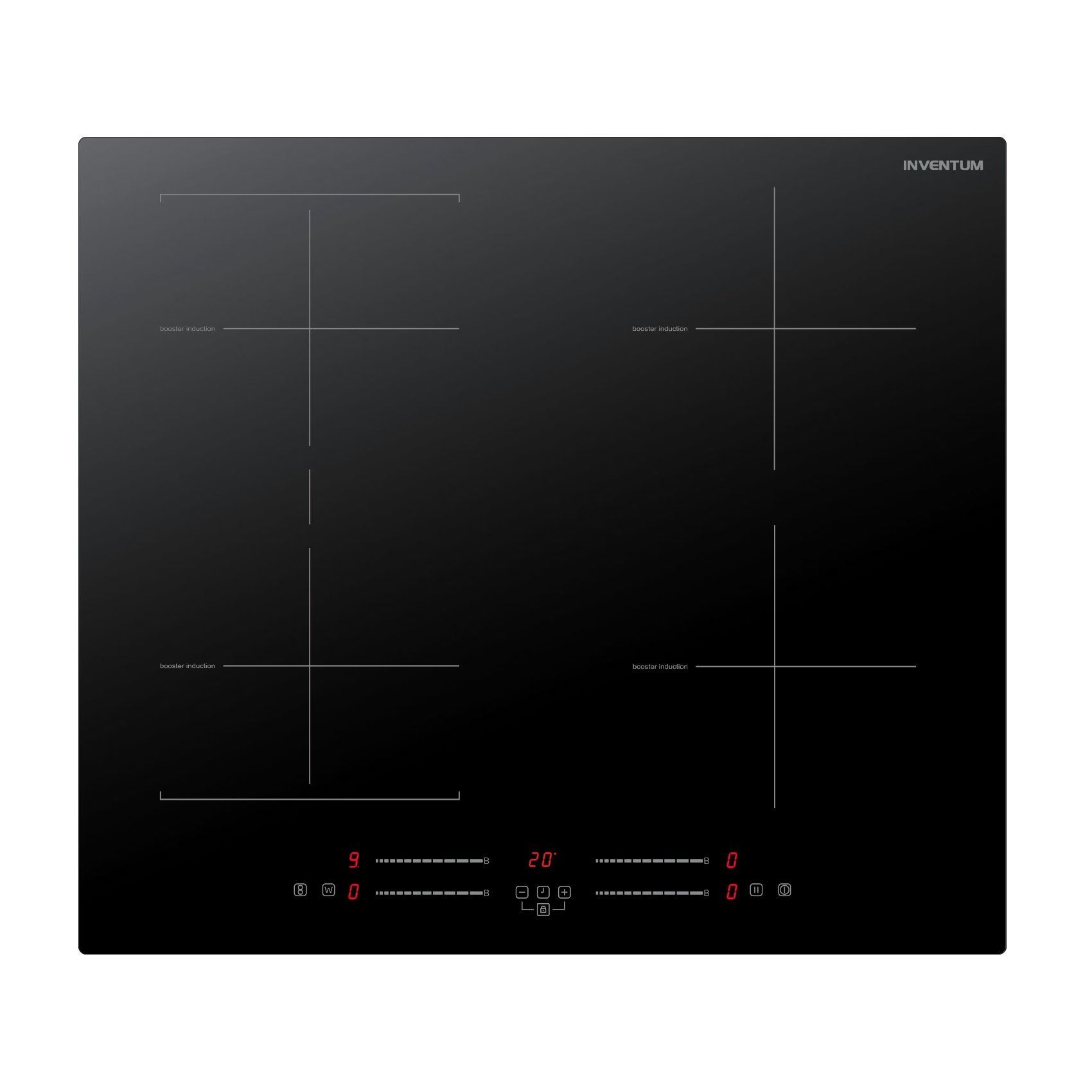 Inventum IKI6035 Inductie inbouwkookplaat Zwart
