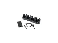 4-Slot Charge Only Cradle Kit - Oplaadslede voor handheld - uitgangen: 4 - voor Zebra MC55, MC55X, MC65
