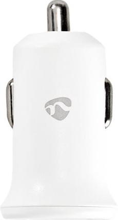 CCHAC240AWT - Stroomadapter voor auto - 12 Watt - 2.4 A (USB) - op kabel: USB-C - wit