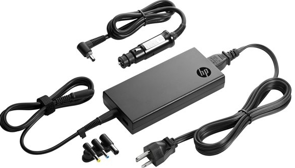Slim Combo Adapter with USB - Stroomadapter-AC auto - 90-264 V wisselstroom V - 90 Watt - Europa - voor HP 250 G4; Chromebook 14; EliteBook 2570, 725 G2, 745 G2, 755 G2, 820 G1, 820 G2, 840 G1