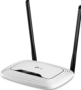 TL-WR841N 300Mbps Wireless N Router - Draadloze router - 4-poorts switch - 802.11b/g/n (draft 2.0) - 2.4 GHz