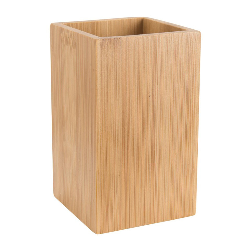Badkamer beker - bamboe