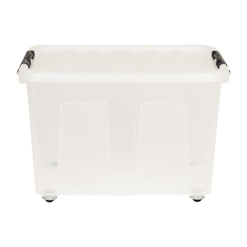 Opbergbox met wieltjes - 75 liter - 40x60x40 cm
