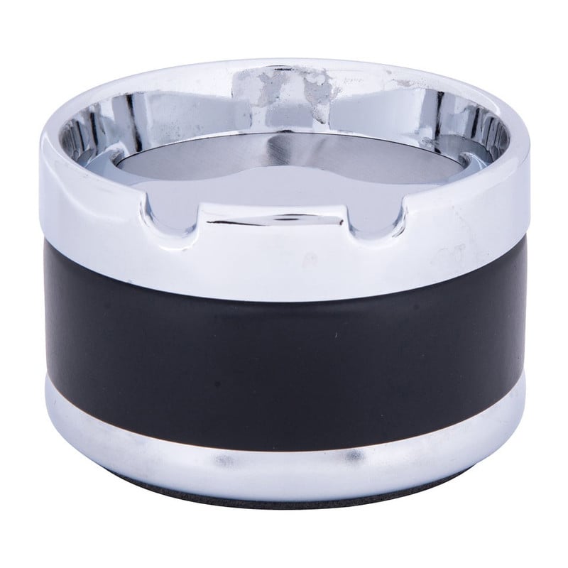 Asbak rond draaiopening - diverse kleuren - 8.5 x 5 cm
