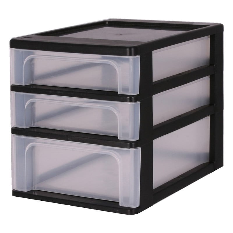 Iris ladesysteem met 3 lades - 2x4 en 1x7 liter