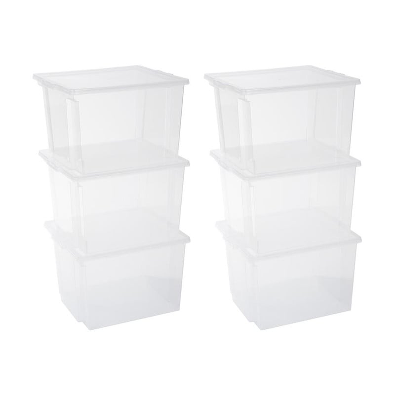 Iris stapelboxen - set van 6 - 30 liter