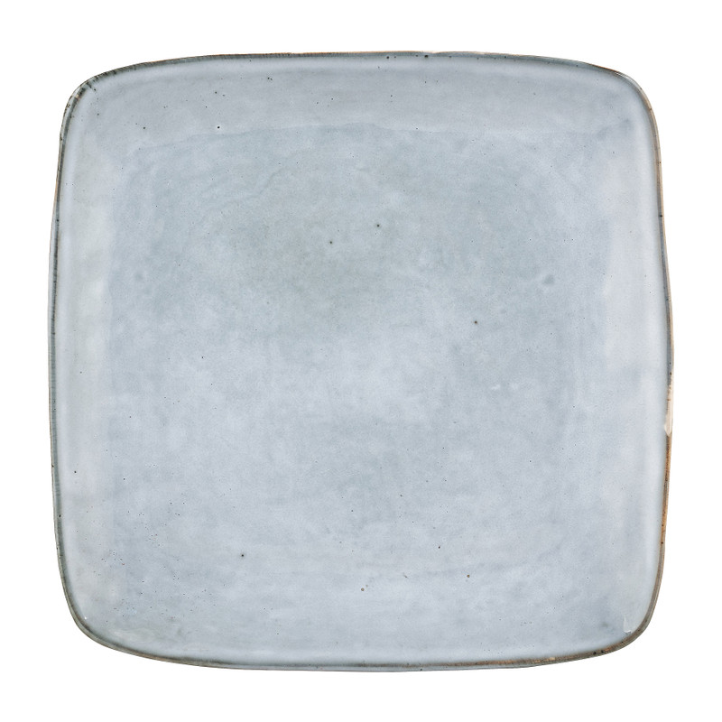 Vierkant bord Toscane - lichtblauw - 25x25 cm