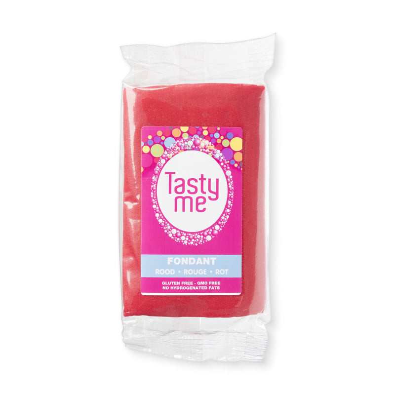 Tasty Me rolfondant - rood - 500 gram