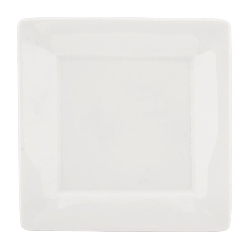 Gebaksbord porselein - 15x15cm