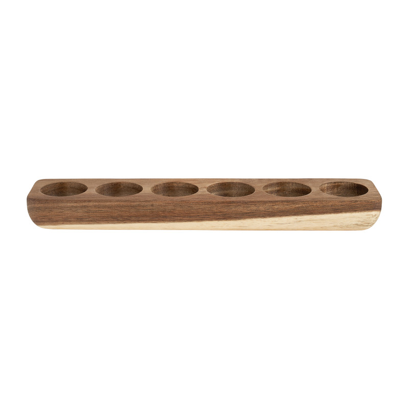 Eierdopje hout - voor 6 eieren